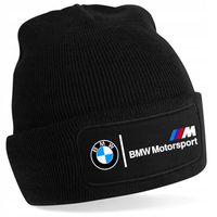 CIEPŁA CZAPKA ZIMOWA BMW MOTORSPORT BMW RACING TEAM DLA FANA BEANIE