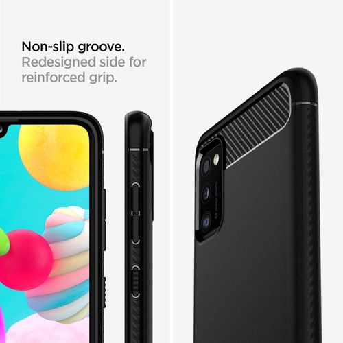 Spigen Rugged Armor Galaxy A41 Matte Black na Arena.pl