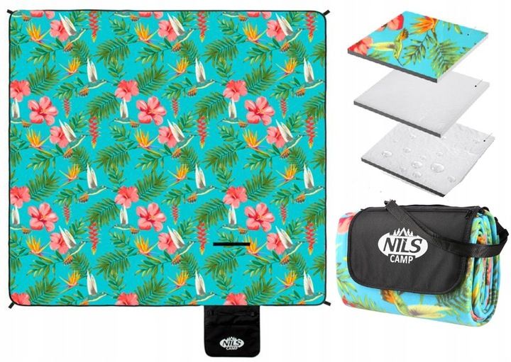 KOC Polarowy GRUBY na Biwak PIKNIK Duży IZOLOWANY zdjęcie 1