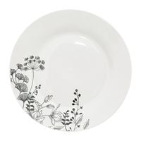 PORCELANOWA ZASTAWA DLA 6 OSÓB 18 ELEMENTÓW ŚREDNICA 26,5 CM FLORAL