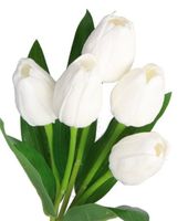 TULIPANY BUKIET TULIPANÓW GUMOWANE GUMOWE SILIKONOWE JAK ŻYWE