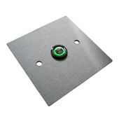 Przycisk dzwonka domofonu wejścia furtki bramy drzwi Stal LED INOX 10x10