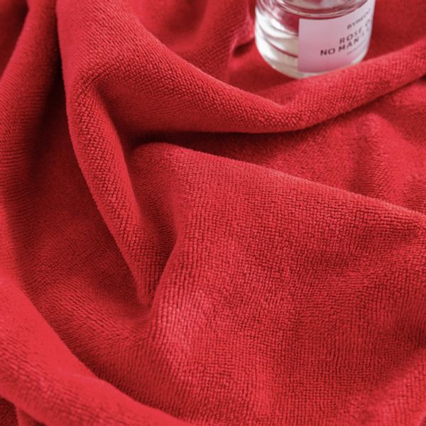 Szybkoschnący czerwony ręcznik z mikrofibry 80x180 zdjęcie 5