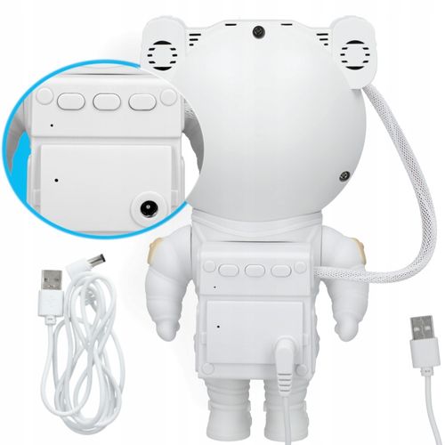 Astronauta rzutnik projektor gwiazd mgławic Lampka LED Laser na Arena.pl