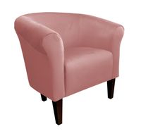 Fotel Milo nogi 20cm venge róż indyjski MG58