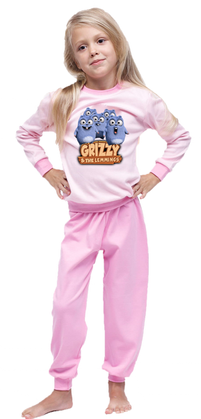 Piżama dziecięca Grizzy i Lemingi zdjęcie 2