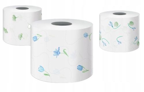 Papier toaletowy FOXY MEGA DŁUGI 4 rolki x 7 opakowań zdobiony na Arena.pl