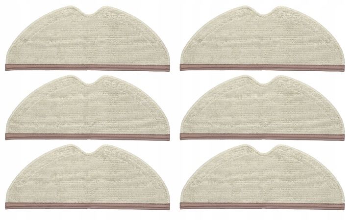 6x MOP ŚCIERECZKA do Roborock S5 S6 S5 max S6max S50 S55 S60 Q5 Q7+ Q8 MAX zdjęcie 1