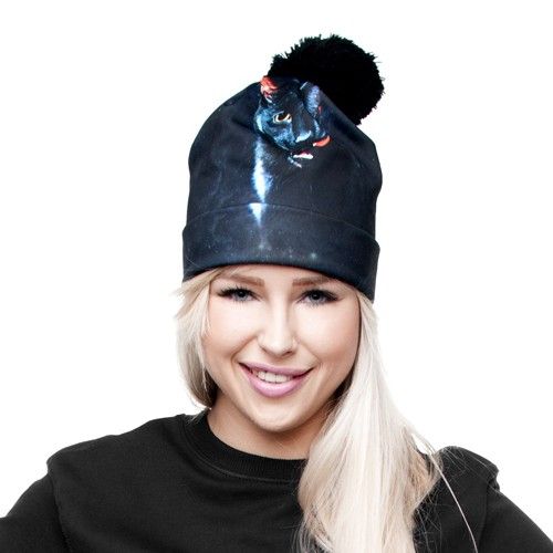 CZAPKA BEANIE BLACK CAT na Arena.pl