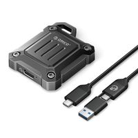 kieszeń dyskowa wzmocniona taktyczna xam2 m.2 2230 usb-c - czarna