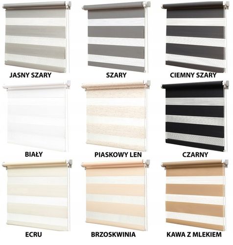 ROLETA ROLETY DZIEN NOC 65X150 NA WYMIAR BEZINWAZYJNE NAPINACZ ŻALUZJE na Arena.pl