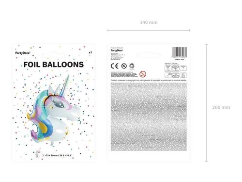 Balon foliowy Jednorożec 73cm x 90cm na Arena.pl