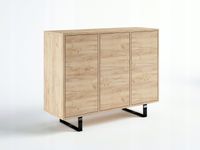 KOMODA LOFT INDUSTRIALNA 120 3D CRAFT ZŁOTY / MAT