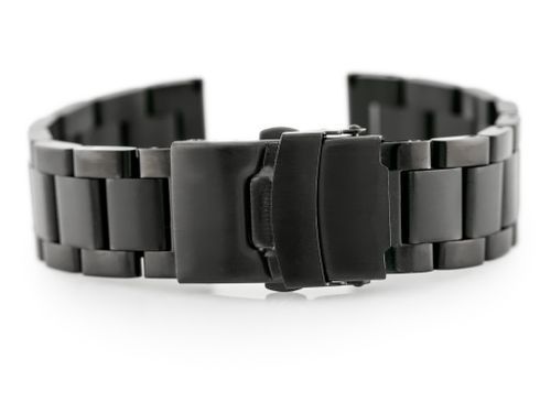 Bransoleta Pacific M3 - Solid Steel - czarna 22mm na Arena.pl