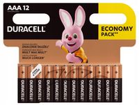 12x BATERIA ALKALICZNA DURACELL LR03 AAA R03