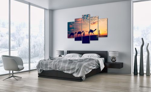 Obraz Na Płótnie - Pustynia Dromader - 150X100 Cm - Ea150X100-3672 na Arena.pl
