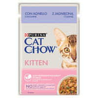 Purina Cat Chow Kitten Karma Z Jagnięciną I Cukinią W Sosie 85g
