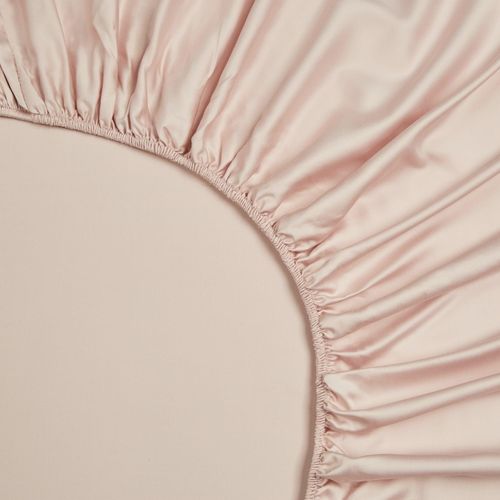 Prześcieradło z Gumką 140x200 Różowe Bambusowe Gładkie Oddychające Miękkie na Arena.pl