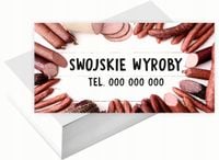 Wizytówki firmowe 100szt SZEROKI WYBÓR wzorów SWOJSKIE WYROBY