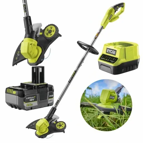 RYOBI PODKASZARKA KOSA AKUMULATOROWA 33cm 18V KRAWĘDZIARKA RY18LT33A +5Ah na Arena.pl
