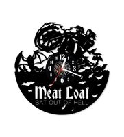 Zegar ścienny z płyty winylowej Meat Loaf 11.3