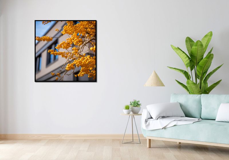 Plakat 90x90cm Złote Jagody zdjęcie 4