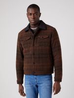 WRANGLER WOOL TRUCKER JACKET BROWN W4E0SGXEP XL