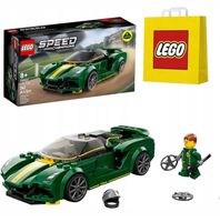 KLOCKI LEGO SPEED CHAMPIONS 76907 LOTUS EVIJA AUTO SAMOCHODY SPORT + TORBA