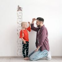 Naklejka Miarka Wzrostu Sowa