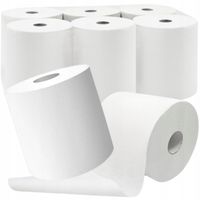 Ręcznik papierowy czyściwo w roli Maxi Celuloza biały chłonny 110m 6 rolek