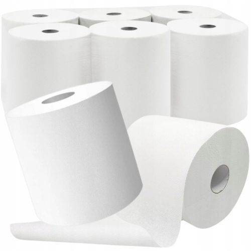 Ręcznik papierowy czyściwo w roli Maxi Celuloza biały chłonny 110m 6 na Arena.pl