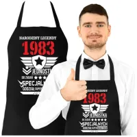 FARTUCH URODZINOWY NA 40 URODZINY LEGENDA PREZENT UNIKALNY WYJĄTKOWY