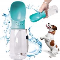 Bidon Turystyczna Butelka 550ml z Miska dla Psa na Wodę Poidło Przenośna