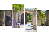 140CM 70 OBRAZ STARE OPACTWO ST HILAIRE ŚCIENNY