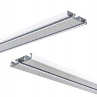 KOWALSKI SZYNA SUFITOWA ALUMINIOWA BIAŁA 150 CM POJEDYNCZA PODWÓJNA