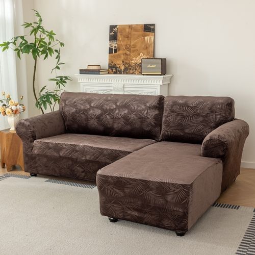 POKROWIEC NA NAROŻNIK KANAPĘ SOFĘ WELUR PRAWY 2+2 na Arena.pl