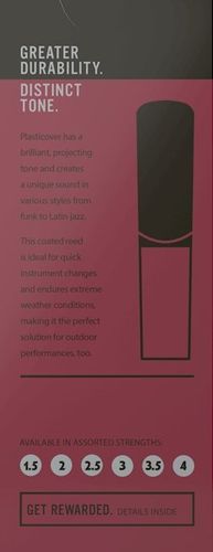 Stroik saksofon tenorowy 1,5 RICO Plasticover Czarny na Arena.pl