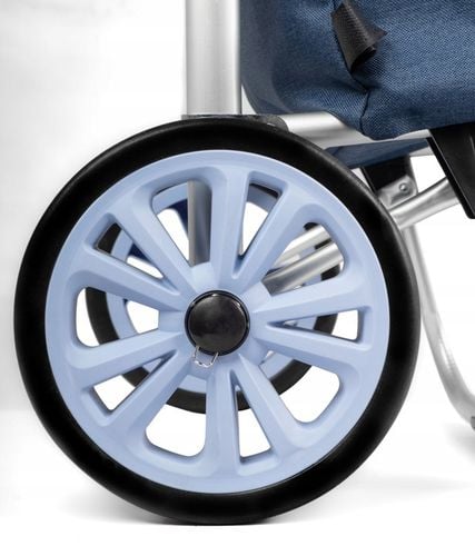 Wózek na zakupy ALU składany zakupowy torba na dużych kółkach 44l na Arena.pl