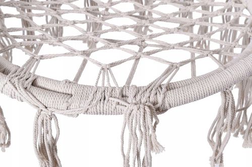 FOTEL WISZĄCY OGRODOWY KRZESŁO HUŚTAWKA DO OGRODU DOMU BUJAK Z PODUSZKAMI na Arena.pl