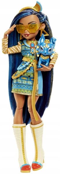MONSTER HIGH ZESTAW LALKA CLEO DE NILE MUMIA + AKCESORIA ZWIERZĄTKO TUT zdjęcie 3