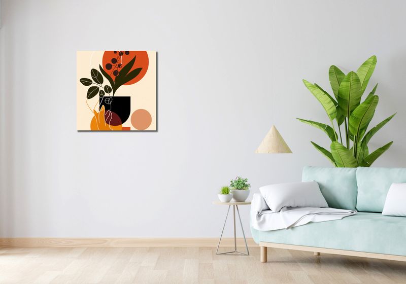 Obraz 60x60cm Dotyk Naturalności zdjęcie 2