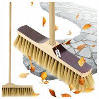 ULICÓWKA OPRAWNA MIOTŁA ZAMIATACZ ZMIOTKA ULICÓWKA 35 CM WŁOSIE NATURALNE