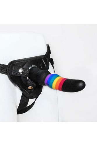 colourful love strap on solid dildo na Arena.pl