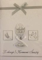 karnet Komunia Premium B6 + koperta wzór P-KKO-006