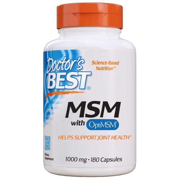DOCTOR'S BEST MSM OptiMSM (180 kaps.) zdjęcie 1