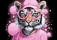 Plakat 66,5x46,5cm Ludzki Tygrys