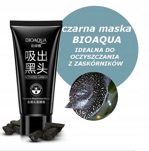 BIOAQUA Black Activ Carbon Remove Blackhead Mask ! na Arena.pl