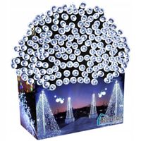 LAMPKI CHOINKOWE 200 LED 12,7M ZIMNY BIAŁY IP44 8 TRYBÓW