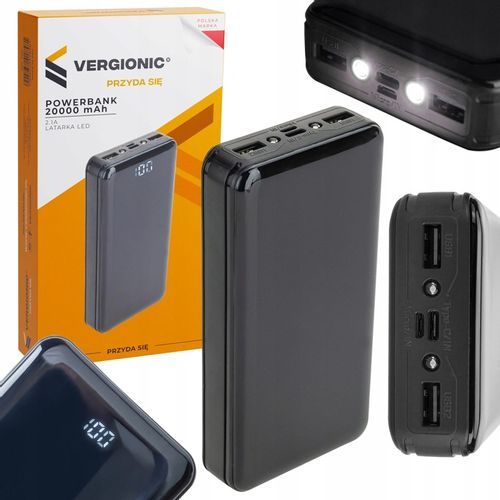 POWERBANK 20000 mAh 2,1A + LATARKA LED na Arena.pl