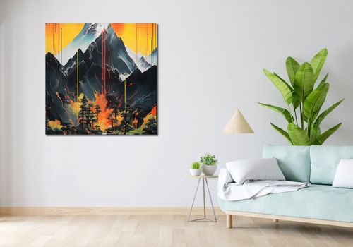 Obraz 100x100cm Górska Alchemia na Arena.pl